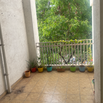 Balcony in 2 BHK Apartment at Paramount Altissimo, Wakad – for Sale