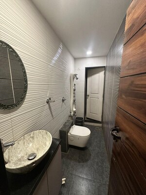 Bathroom in 3 BHK Apartment at Omkar Sanpada, Sanpada – for Sale