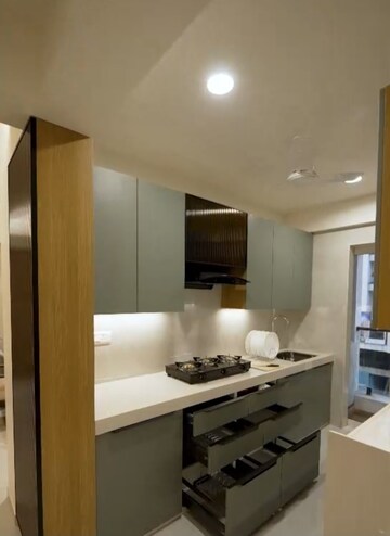 Kitchen in 2 BHK Apartment at Happy Home Jasmine, Vasai West – for Sale