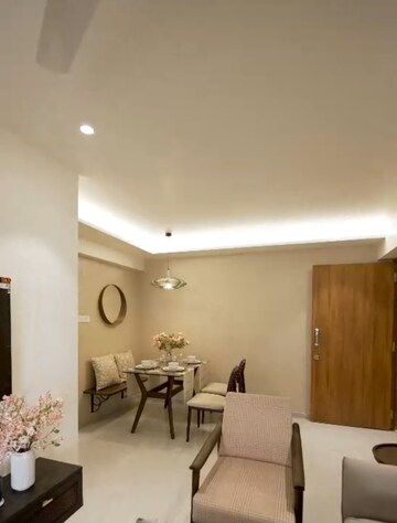 Living Room in 2 BHK Apartment at Happy Home Jasmine, Vasai West – for Sale