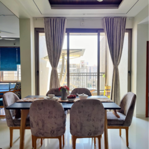Living Room in 4 BHK Apartment at Vaishnodevi Circle – for Sale
