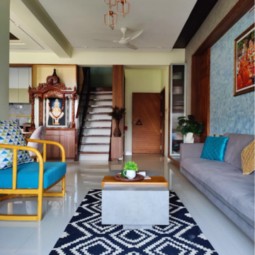 Living Room in 4 BHK Apartment at Vaishnodevi Circle – for Sale