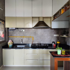 Kitchen in 4 BHK Apartment at Vaishnodevi Circle – for Sale