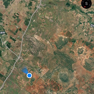  Land – Map Location View at Vijayawada One Town - for Sale