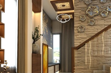 Staircase in 6+ BHK Independent House at Hegde Nagar – for Sale