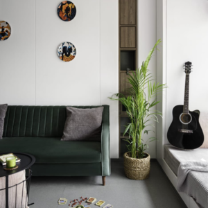 Living Room in 1 BHK Apartment at Sanjivni CHS, Tagore Nagar – for Sale