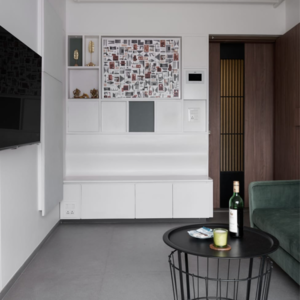 Living Room in 1 BHK Apartment at Sanjivni CHS, Tagore Nagar – for Sale