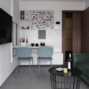 Dining area in 1 BHK Apartment at Sanjivni CHS, Tagore Nagar – for Sale