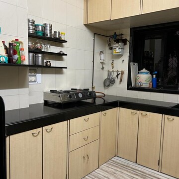 Kitchen in 1 BHK Apartment at Om Gunvanti Apartment, Ghatkopar West – for Sale