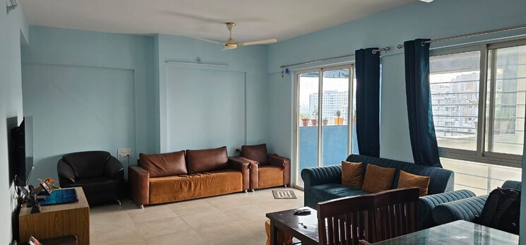 Living Room, eisha-zenith 2 Bedroom 1000 Sq.Ft. Apartment In Wakad Pune 9061721