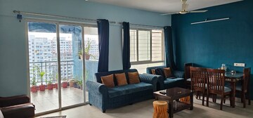 Living Room in 2 BHK Apartment at Eisha Zenith, Wakad – for Rent