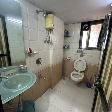 Bathroom in 1 BHK Apartment at Haware Altura, Vikhroli East – for Rent