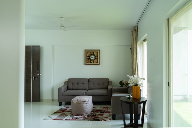 Living Room, ganga-fernhill 2 Bedroom 760 Sq.Ft. Apartment In Undri Pune 9061784