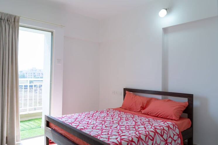 Bedroom, ganga-fernhill 2 Bedroom 760 Sq.Ft. Apartment In Undri Pune 9061784