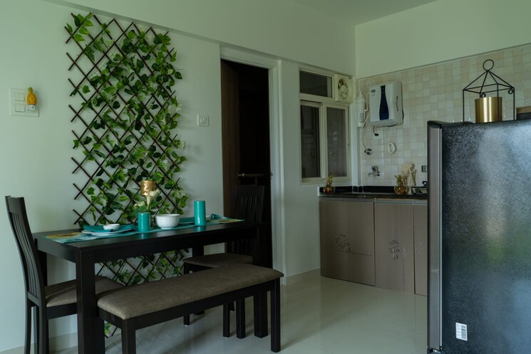 Kitchen, ganga-fernhill 2 Bedroom 760 Sq.Ft. Apartment In Undri Pune 9061784