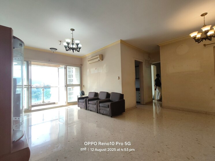 Living Room, ashar-monarch 3 Bedroom 1168 Sq.Ft. Apartment In Kolshet Thane 9061796