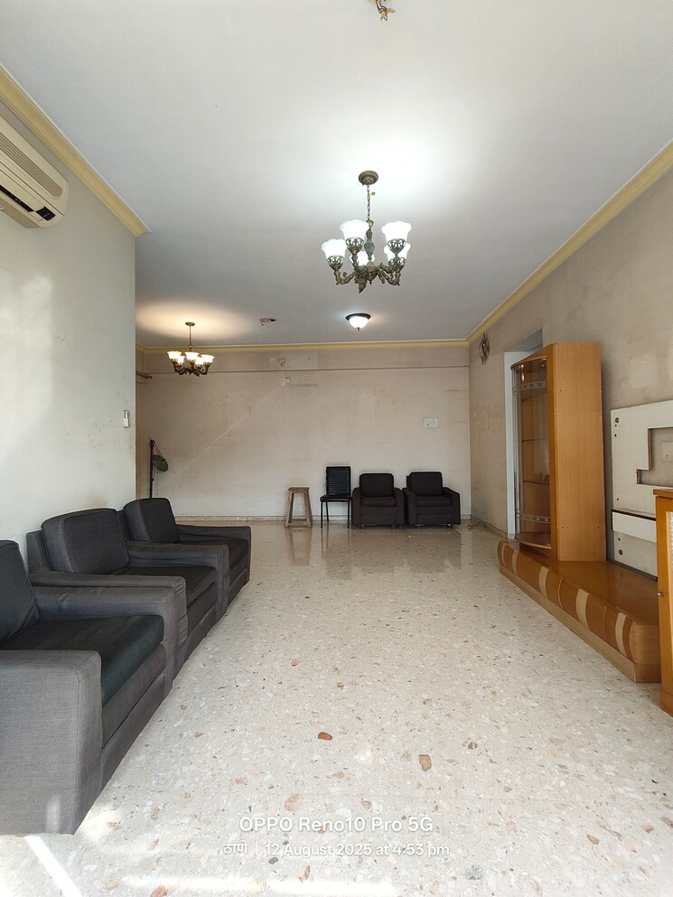 Living Room, ashar-monarch 3 Bedroom 1168 Sq.Ft. Apartment In Kolshet Thane 9061796