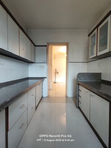 Kitchen in 3 BHK Apartment at Ashar Monarch, Kolshet – for Rent