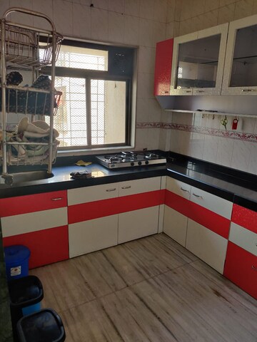 Kitchen in 2 BHK Apartment at Gemstar Nazarene Apartments, Malad West – for Rent