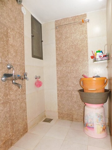 Bathroom in 1 BHK Villa at Jangid Estate, Mira Road – for Rent
