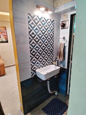 Bathroom in 1 BHK Apartment at Dattusai Complex, Dombivli West – for Sale