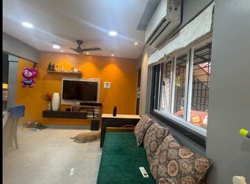 Living Room in 1 BHK Apartment at Jay Nagar CHS, Malad West – for Rent