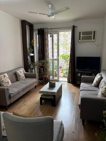 Living Room in 3 BHK Apartment at DLF The Princeton Estate, Dlf Phase V – for Rent