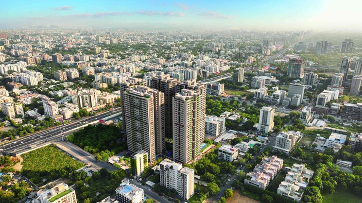 Exterior View, constera-anamika-high-point 4 Bedroom 1767 Sq.Ft. Apartment In Bodakdev Ahmedabad 9061950