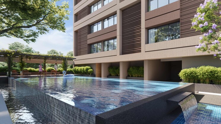 Swimming Pool, constera-anamika-high-point 4 Bedroom 1767 Sq.Ft. Apartment In Bodakdev Ahmedabad 9061950