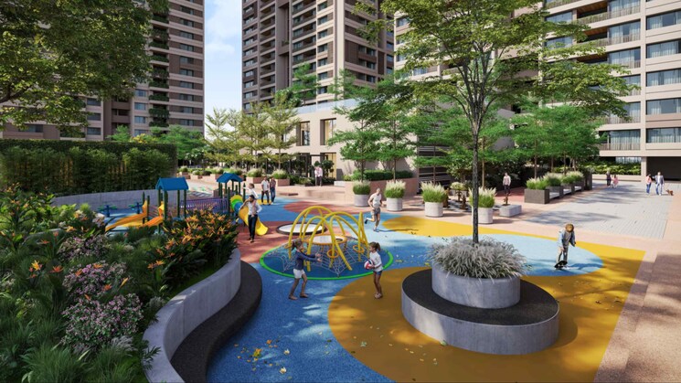 Garden, constera-anamika-high-point 4 Bedroom 1767 Sq.Ft. Apartment In Bodakdev Ahmedabad 9061950