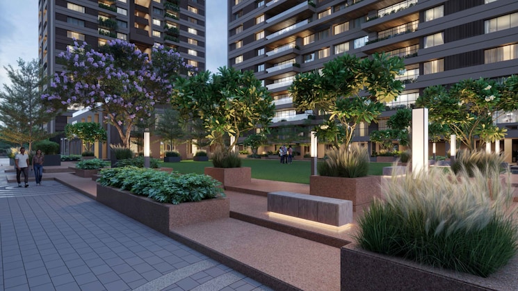 Garden, constera-anamika-high-point 4 Bedroom 1767 Sq.Ft. Apartment In Bodakdev Ahmedabad 9061950