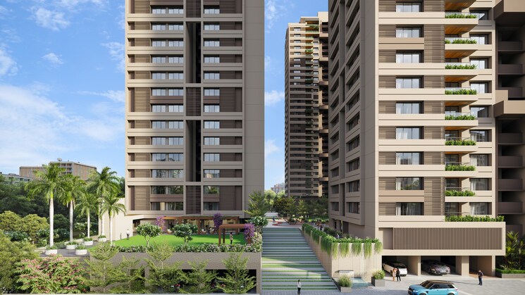 Exterior View, constera-anamika-high-point 4 Bedroom 1767 Sq.Ft. Apartment In Bodakdev Ahmedabad 9061950