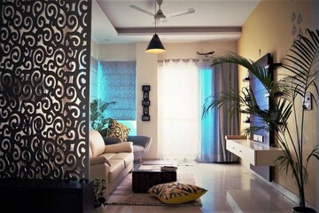 Living Room in 3 BHK Builder Floor at Kohli One Malibu Town, Sector 47 – for Rent