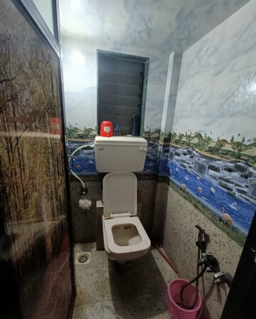 Bathroom in 1 BHK Apartment at Sai Jyot CHS, Dombivli West – for Rent