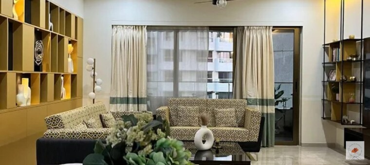 Living Room, l-t-emerald-isle-tower-16 3 Bedroom 1470 Sq.Ft. Apartment In Powai Mumbai 9062162