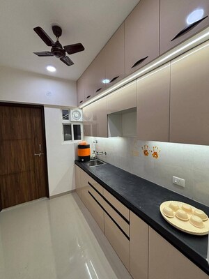 Kitchen in 1 BHK Apartment at Nyati Defence Enclave, Undri – for Rent