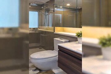 Bathroom in 1 BHK Apartment at Kasarvadavali – for Sale