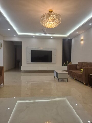 Living Room in 3.5 BHK Apartment at The Residences Jayamahal, Jayamahal – for Sale