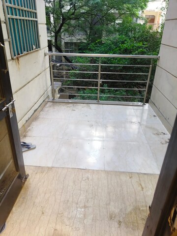 Balcony in 2 BHK Builder Floor at Tara Apartments, Kalkaji – for Rent