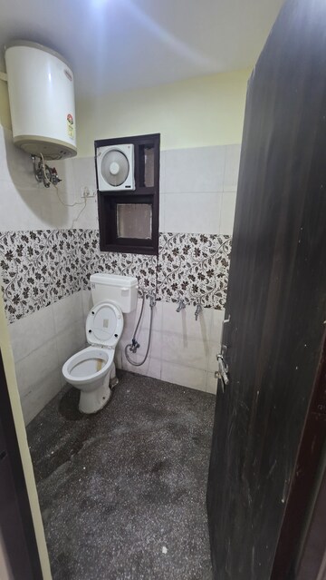 Bathroom in 2 BHK Builder Floor at Chattarpur – for Rent