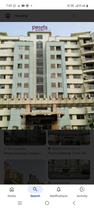 4 BHK Apartment – Exterior View View at Pearls Gateway Tower, Sector 44 - for Sale