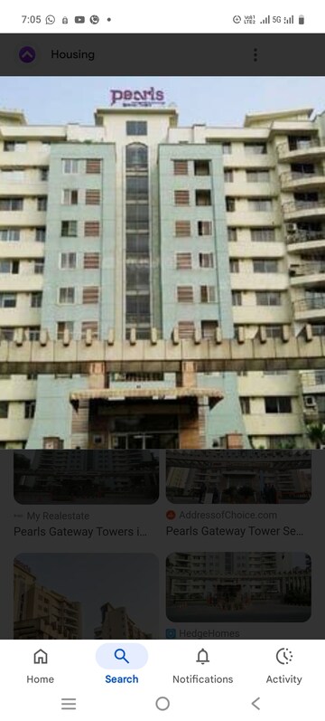 4 BHK Apartment – Exterior View View at Pearls Gateway Tower, Sector 44 - for Sale