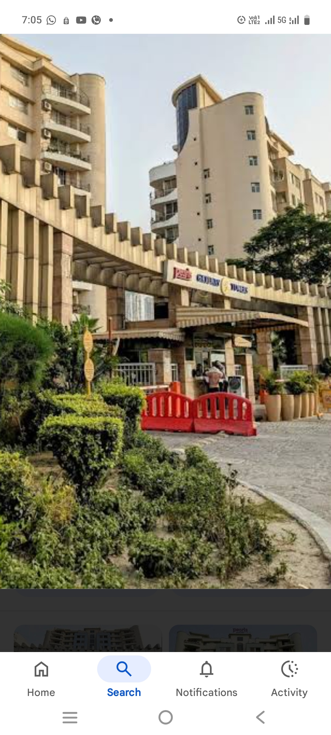 4 BHK + Pooja Room,Servant Room,Study Room,Extra Room 3165 Sq.Ft. Apartment in Pearls Gateway Tower