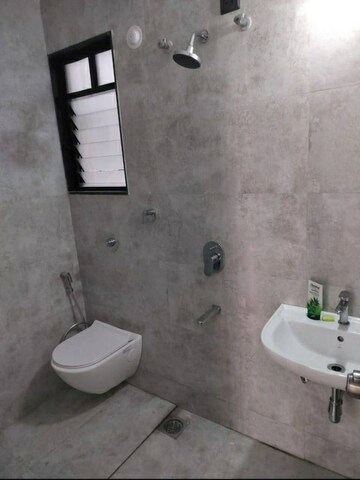 Bathroom in 2.5 BHK Apartment at Kohinoor Viva City, Dhanori – for Rent