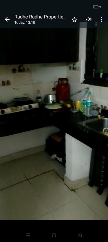 Kitchen in 1 RK Builder Floor at Paryavaran Complex – for Rent