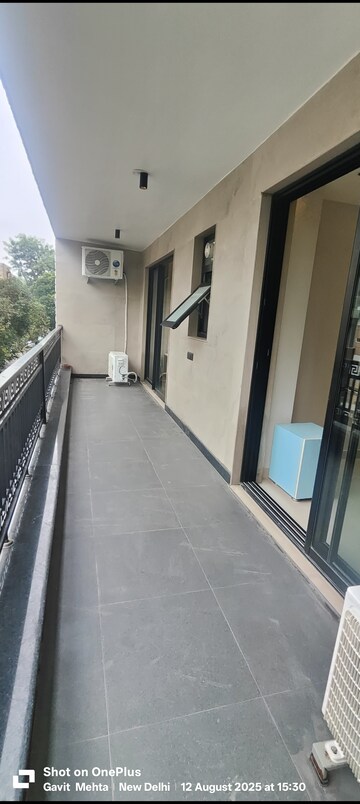 Balcony in 3 BHK Builder Floor at Saket – for Rent