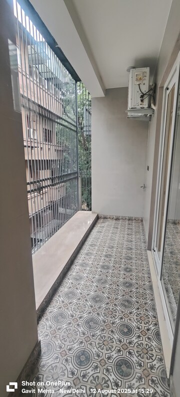 Balcony in 3 BHK Builder Floor at Saket – for Rent