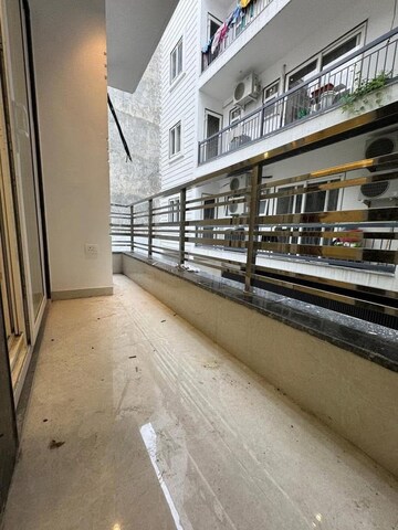 Balcony in 2 BHK Builder Floor at Vasant Kunj Enclave – for Rent