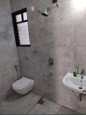 Bathroom in 2 BHK Apartment at Kamdhenu 7th Heaven, Dhanori – for Rent
