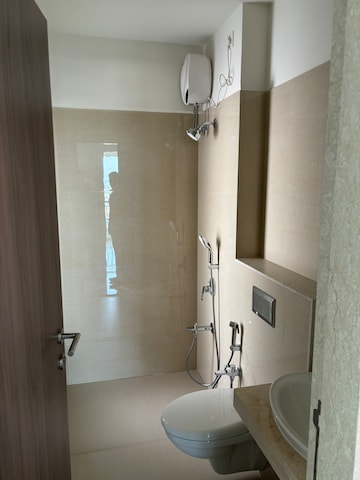 Bathroom in 3 BHK Apartment at L And T Seawoods Residences, Seawoods – for Sale